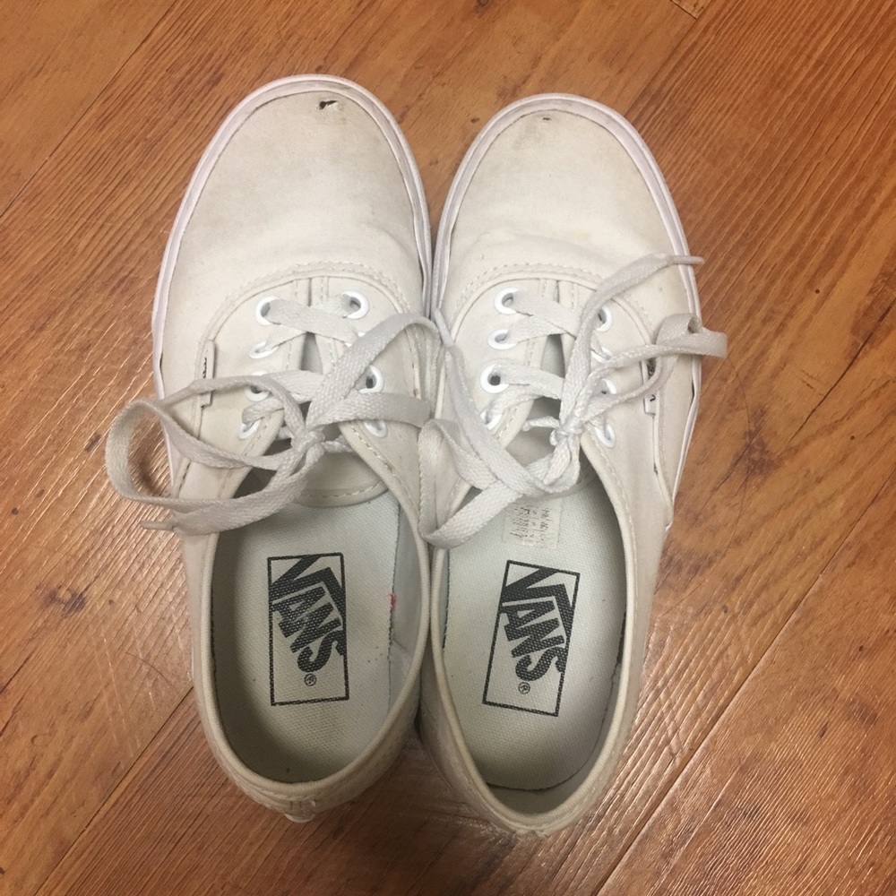 Vans authentic true white